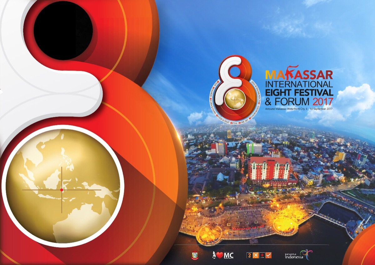 Ayo ke #Makassar 6-10 September 2017, pastikan Anda datang ke Makassar F8 International Eight Festival & Forum 2017