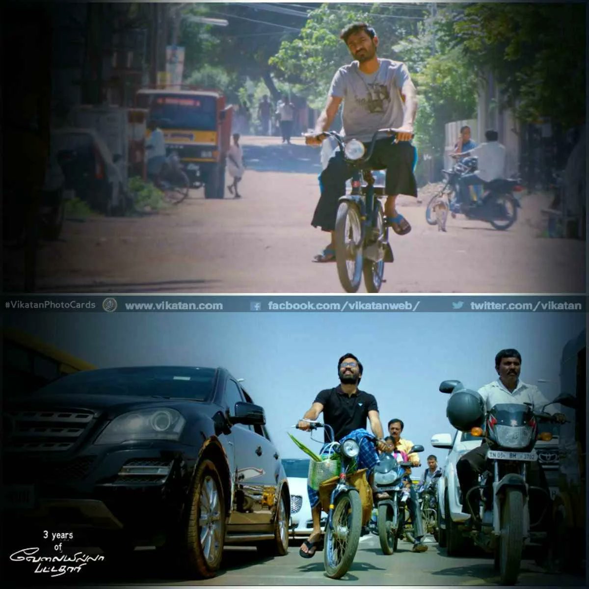 its_chittu's tweet photo. Similarities btw #VIP1 n #VIP2
July18 #3YearsOfBBVIP
July28 upcoming BB #VIP2
Proud 2b a fan😇More 2 come @dhanushkraja @My_Dhanush @dtd_team https://t.co/vmQtqWNgPB
