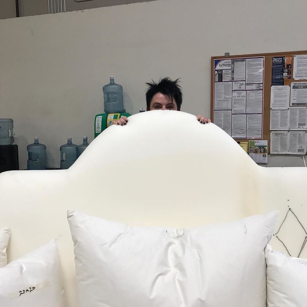 MCFurnitureCo's tweet photo. Prototyping in the factory today.... #sofa #upholstery #prototype #factory #octobermarket #gigantic #sultan #desig… https://t.co/zHPfBjm2V1 https://t.co/GC69SJAoSx