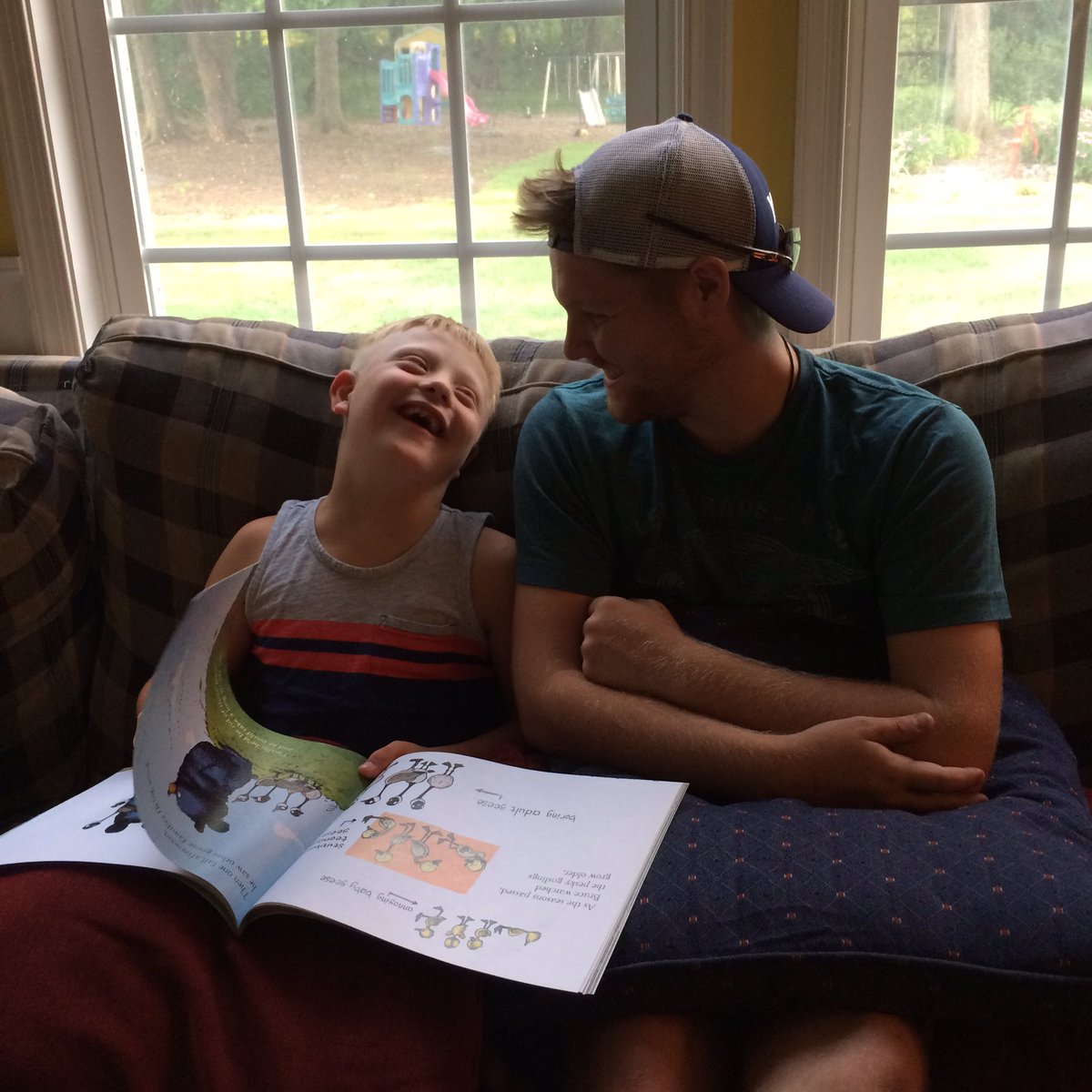 Reading and enjoying my new books from #ReadingSummit. Thank you <a href="/RyanT_Higgins/">Ryan T. Higgins</a> for the laughs with "Mother Bruce" and "Hotel Bruce" ❤️📚