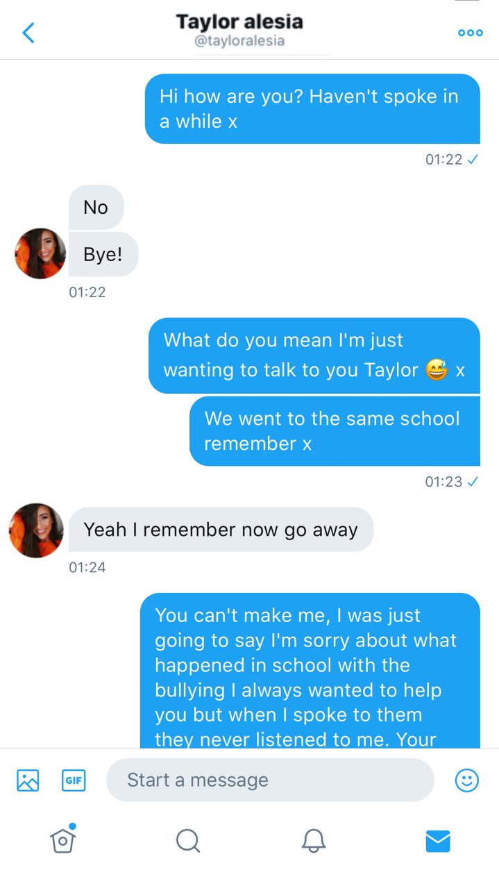 Taytaytoo on X: Taylor Alesia is a real nice person! I was just trying to  be nice and it had nothing to do with fame either #tayloralesia #wedoitbest  t.coZDuwDcVB71  X