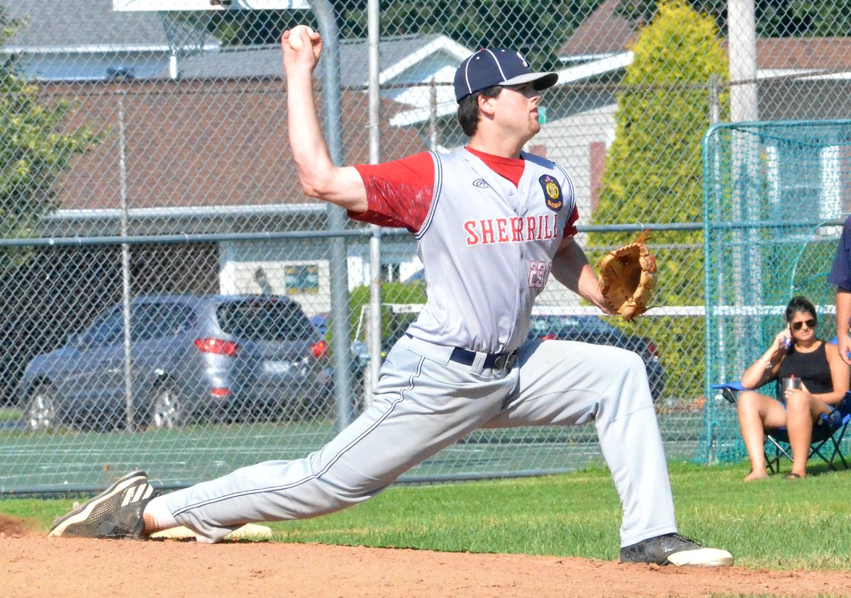 OneidaSports's tweet photo. #LegionBaseball: Schoff outduels Roden as Smith Post edges @SLegbaseball in District 5 playoffs. 
https://t.co/FpMgJgNQWu https://t.co/99ugIIe77W