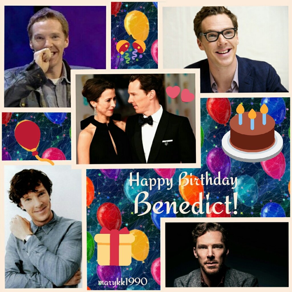 Wishing Benedict Cumberbatch a very happy birthday with his family.   Happy Birthday to you!   