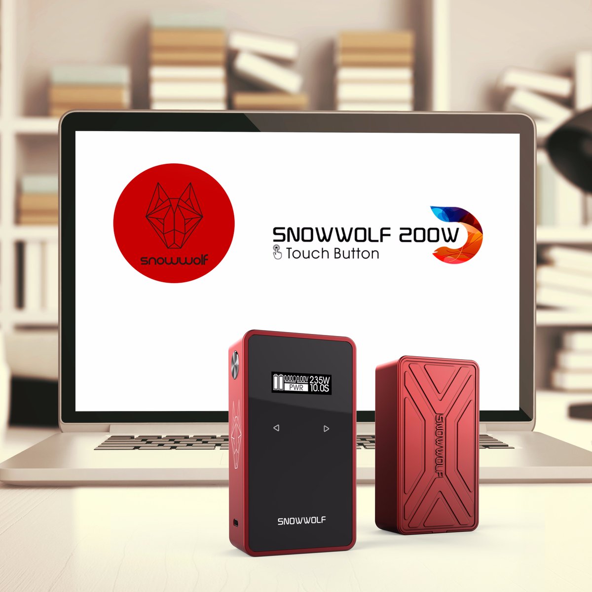 Snowwolfvape's tweet photo. Deep-red color of the newest Snowwolf 200W C 🔴
#vapemod #vape #vapor #vaping #snowwolf #ecig #vapeporn #eliquid #vapegirl #snowwolfmini https://t.co/cWmYFcDYkg