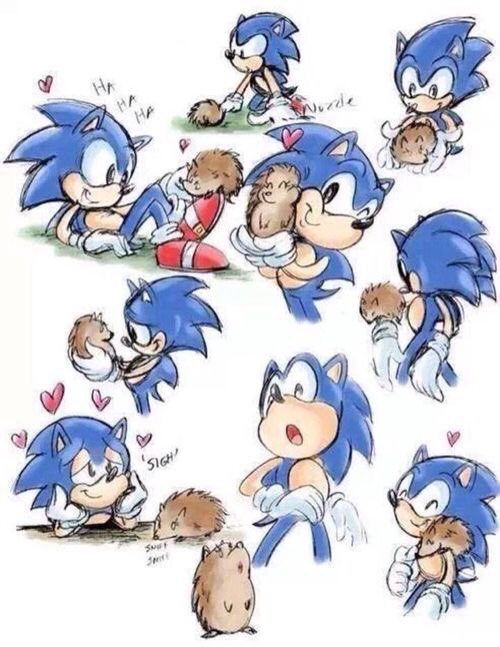 Cute classic sonic