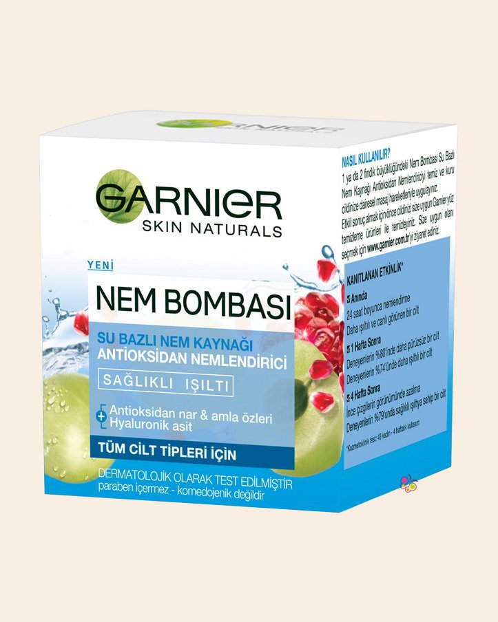 MakyajShop's tweet photo. Garnier Nem Bombası Nemlendirici Krem > https://t.co/vJDMY3TaNz #makyajshop #makyaj #garnier #nembombasi #nemlendirici #krem #kozmetik #cilt https://t.co/tot84ffeTr