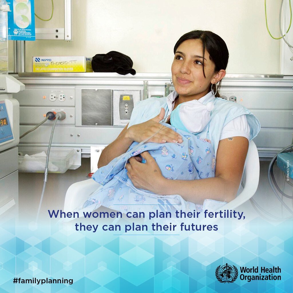 WHO's tweet photo. Dr Tedros: When women &amp; girls can access #familyplanning, they have better control over their lives, their education, their ability to work https://t.co/1uKZhpTYto