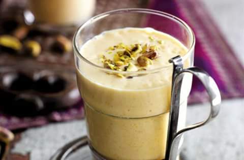 Purpleolive01's tweet photo. #Mango lassi- the most #refreshing #drink on earth and second choice to a cold beer with a curry! https://t.co/MRhU20pvbI