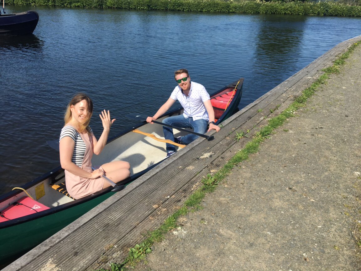 GettingEngaged#Outdoortrax#CanoeHire#Forth&Clyde#Canalpaddle#july