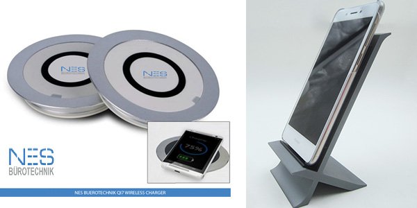 SOdotOrg_2002's tweet photo. The stylish way of wireless mobile charging . The NES Mobile DOCK/SWC1 and the NES Qi4.0 Grommet charger. #mobiledock #wirelesscharger https://t.co/ZkYTVZoCbL