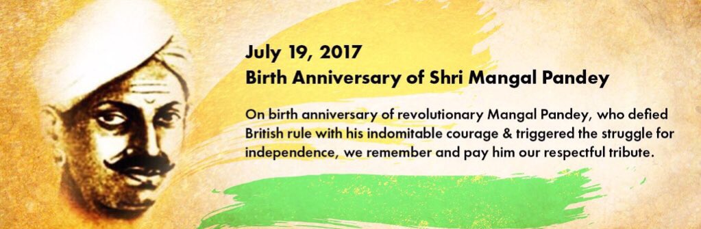 RajeshOgiSpeaks's tweet photo. #Mangal_Pandey 
#revolutionary
#birth_anniversary
#July_09 https://t.co/a5FEk2awCo