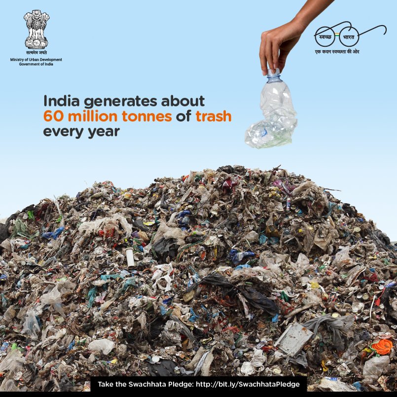 SwachhBharatGov's tweet photo. Just think before you bin it, there could be some use in it!
#MyCleanIndia #SwachhBharat https://t.co/iD5eiA5iYe