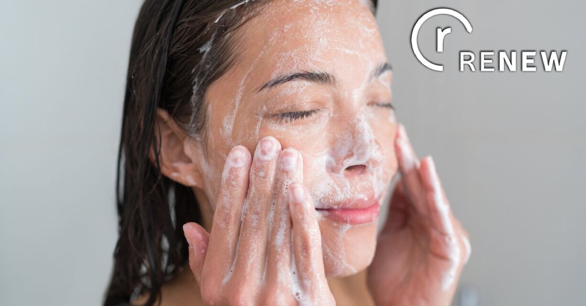 For skin prone to acne, a great starting point would be an SPF 50 and a great cleanser, such as Renew Reveal: ow.ly/vFxd30cp2Ud