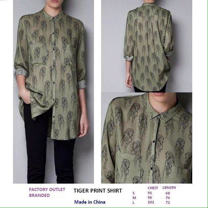 FASHIONmeJakpst's tweet photo. TIGER PRINT SHIRT. Made in China Rp 225.000,- SALE ALL 👚 BLOUSE Rp 150.000-200.000 // 👗DRESS Rp 200.000-250.000 https://t.co/FNS3zeWIlM https://t.co/DBgv3tRKv6