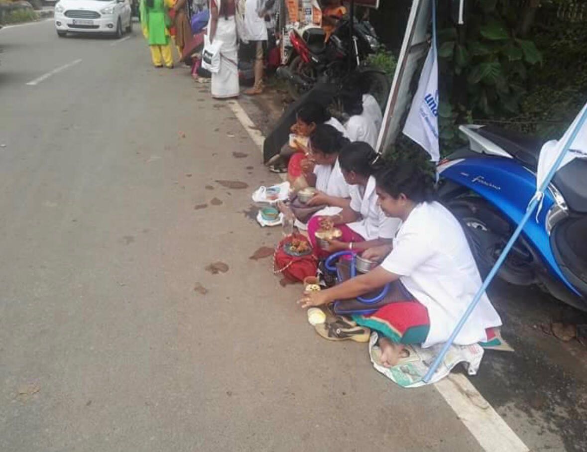 ShaiseThomas's tweet photo. @kairalionline  save nurses #Support_Kerala_nurses_strike https://t.co/pmwvLVYCdz