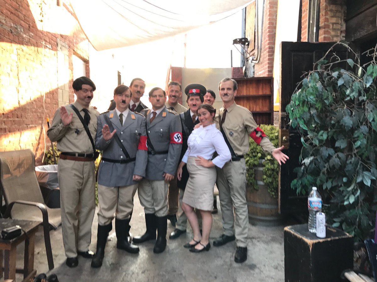 TooManyHitlers's tweet photo. That's it for the Encore run of #TooManyHitlers. Danke Schoen! Join the Facebook page for a return https://t.co/7GOthwHVpv #hff17 #lathtr https://t.co/EXuoOuCahE