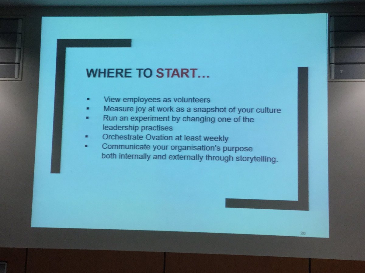 PaulineTarrant's tweet photo. How to humanise your workplace #sifest2017 #futureofwork #measurejoy https://t.co/b6owjzNkHl