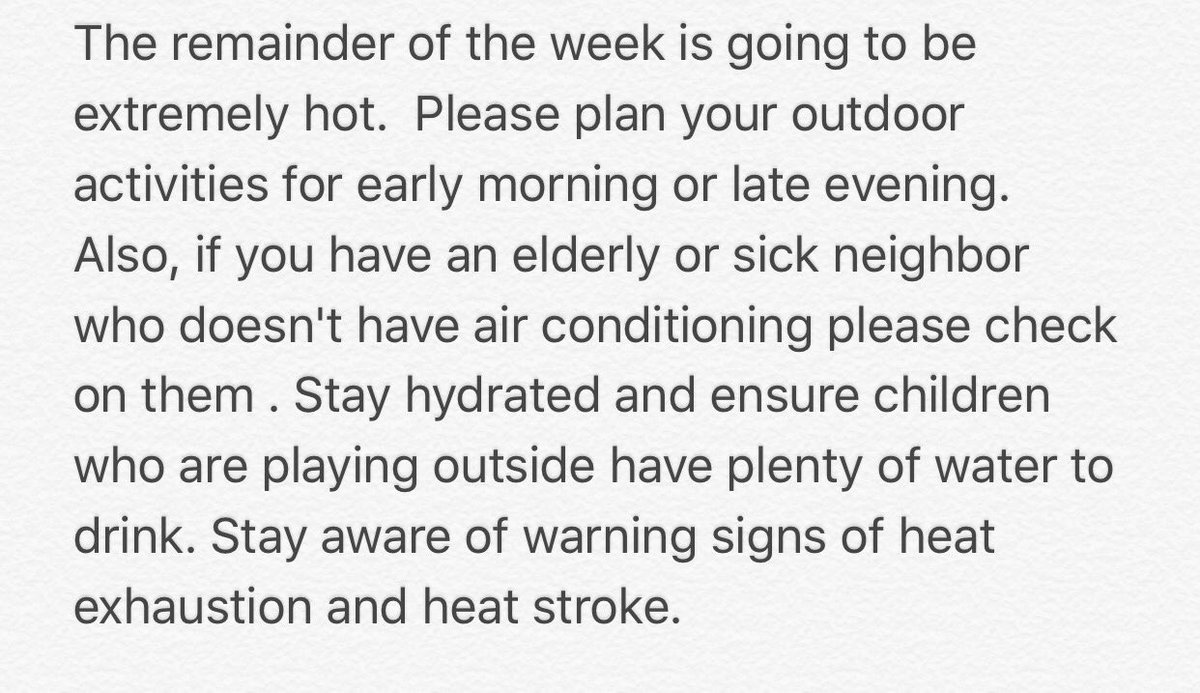 ALERT: HIGH HEAT ADVISORY