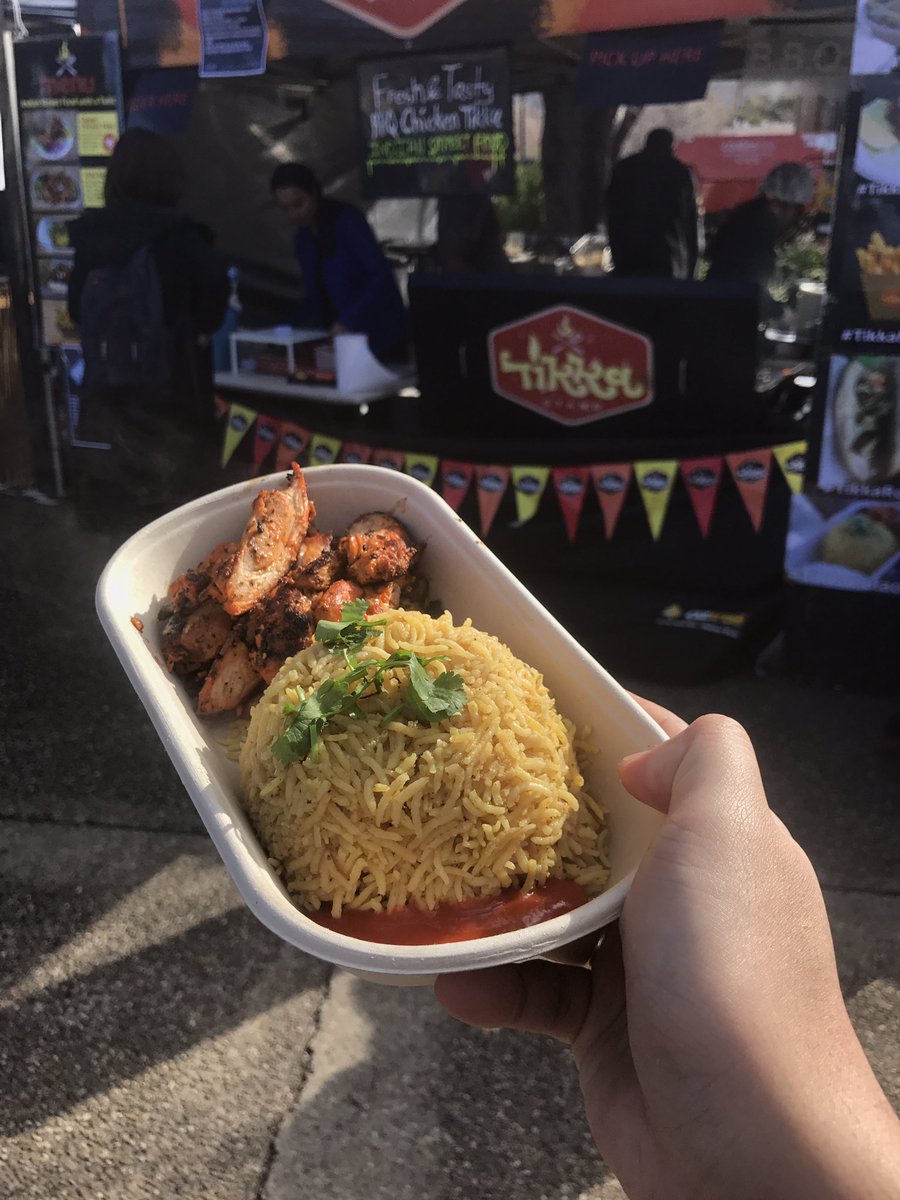 popupanu's tweet photo. #TikkaStand for lunch? Our three visitor vendors are here for another week and a half! #wanderingwoodfireoven #kusina https://t.co/5EfURawjHH