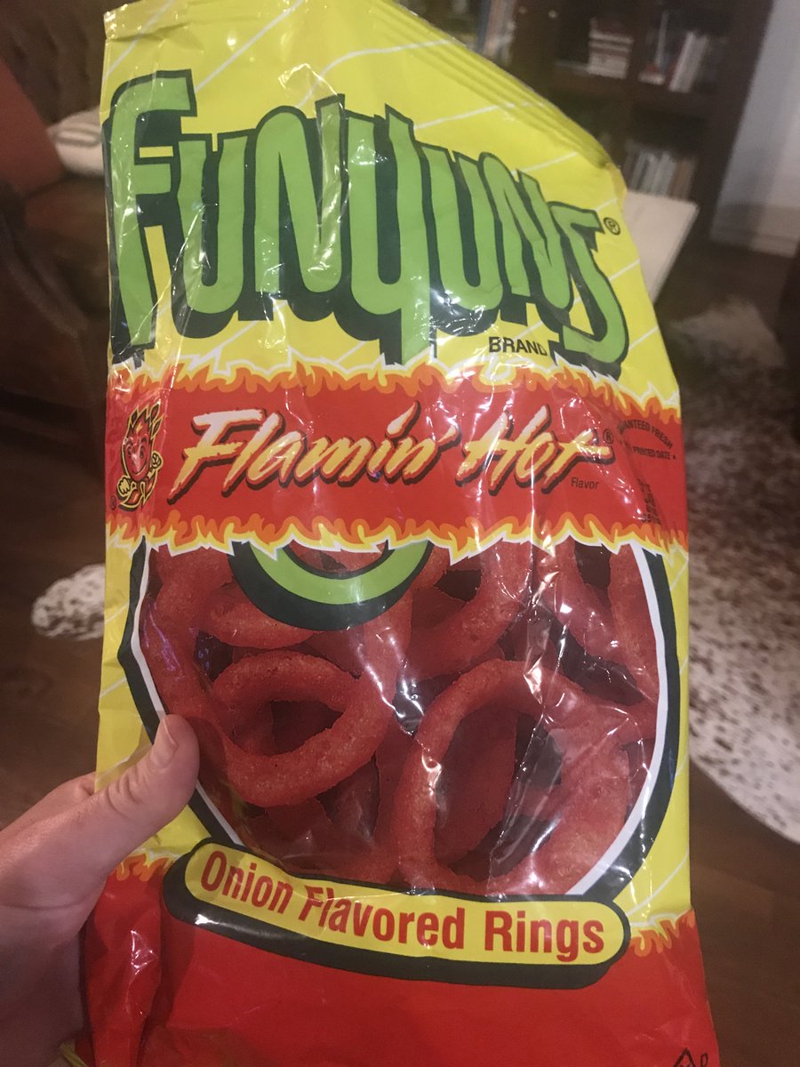 Doing W30 at 80%, so I ate half a bag of Flamin' Hot Funyuns bc when I go down, I like to go down catastrophically.