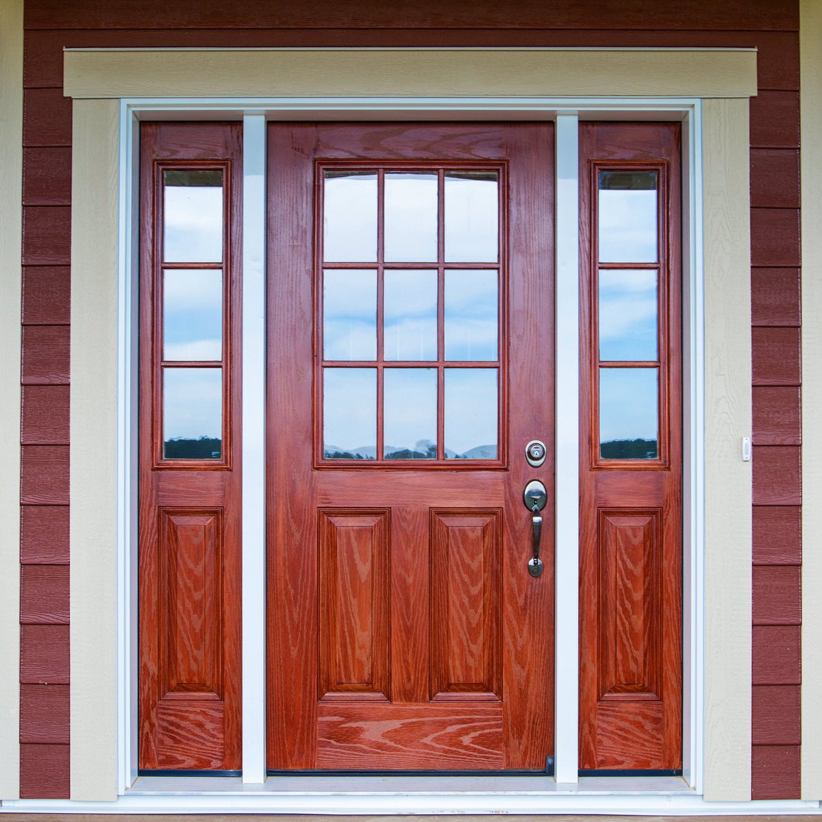 WesternCustom's tweet photo. This #frontdoor makes quite the statement! Design your dream home. https://t.co/adY1oJUyJL