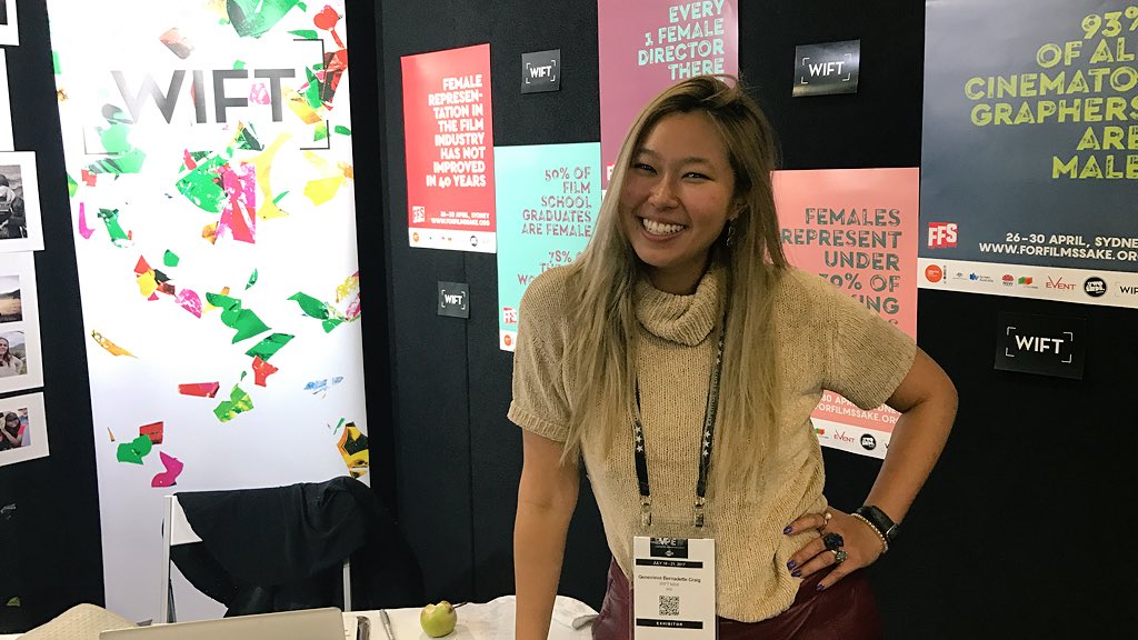 matt_turner_nyc's tweet photo. Great to see @WIFT__NSW at #SMPTE17 - hey @FoxMelinda + @GetNadya1 + @WITHollywood check out @GenevieveCraig and this great org down under! https://t.co/jfojZytAzJ