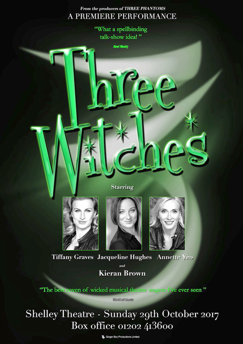 ThreeWitchesGBP's tweet photo. BOX OFFICE NOW OPEN! https://t.co/Cu5f7bl5vn #threewitches #shelleytheatre https://t.co/BIxRaAWfpG