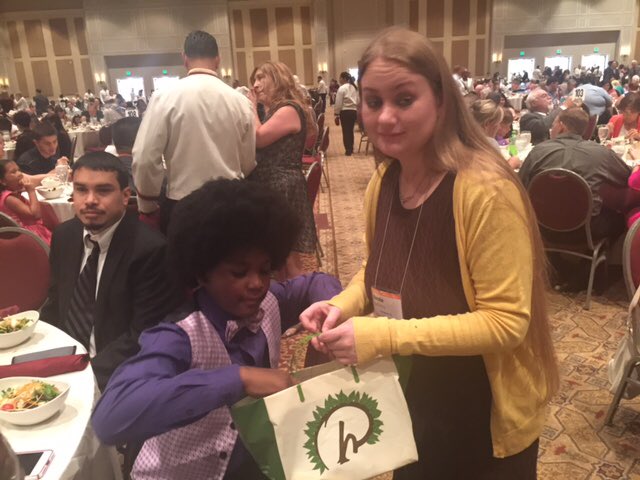 NFB_CSD's tweet photo. Congrats to Glenda Alfred who is the winner of our raffle! 
(Photo: young child drawing the winning ticket) #ShiningInService #NFB17 https://t.co/NOKvdQ2lxP