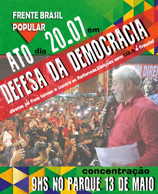 allysonarthur2's tweet photo. #Lula2018 #ForaTemer #democracia https://t.co/8mO75uSKSx