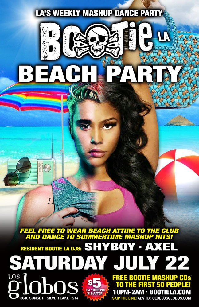 DJAxelrad's tweet photo. I'm DJing Bootie LA @ Los Globos this Sat 7/22! https://t.co/hcYHcjO4gS