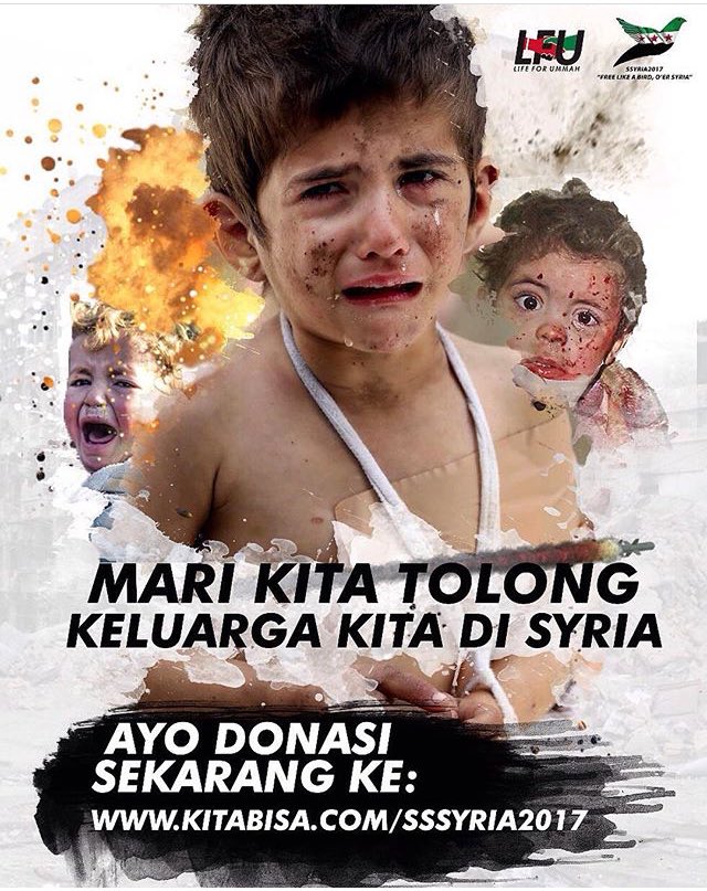 MisyeFebriyanty's tweet photo. MARI BANTU KELUARGA KITA SYRIA !
Untuk Donasi bisa transfer keBNI 0294282012 an Ryan Adam M
Kontak WA 085278880432
#savechildren #savesyria https://t.co/LL8jKtquj4