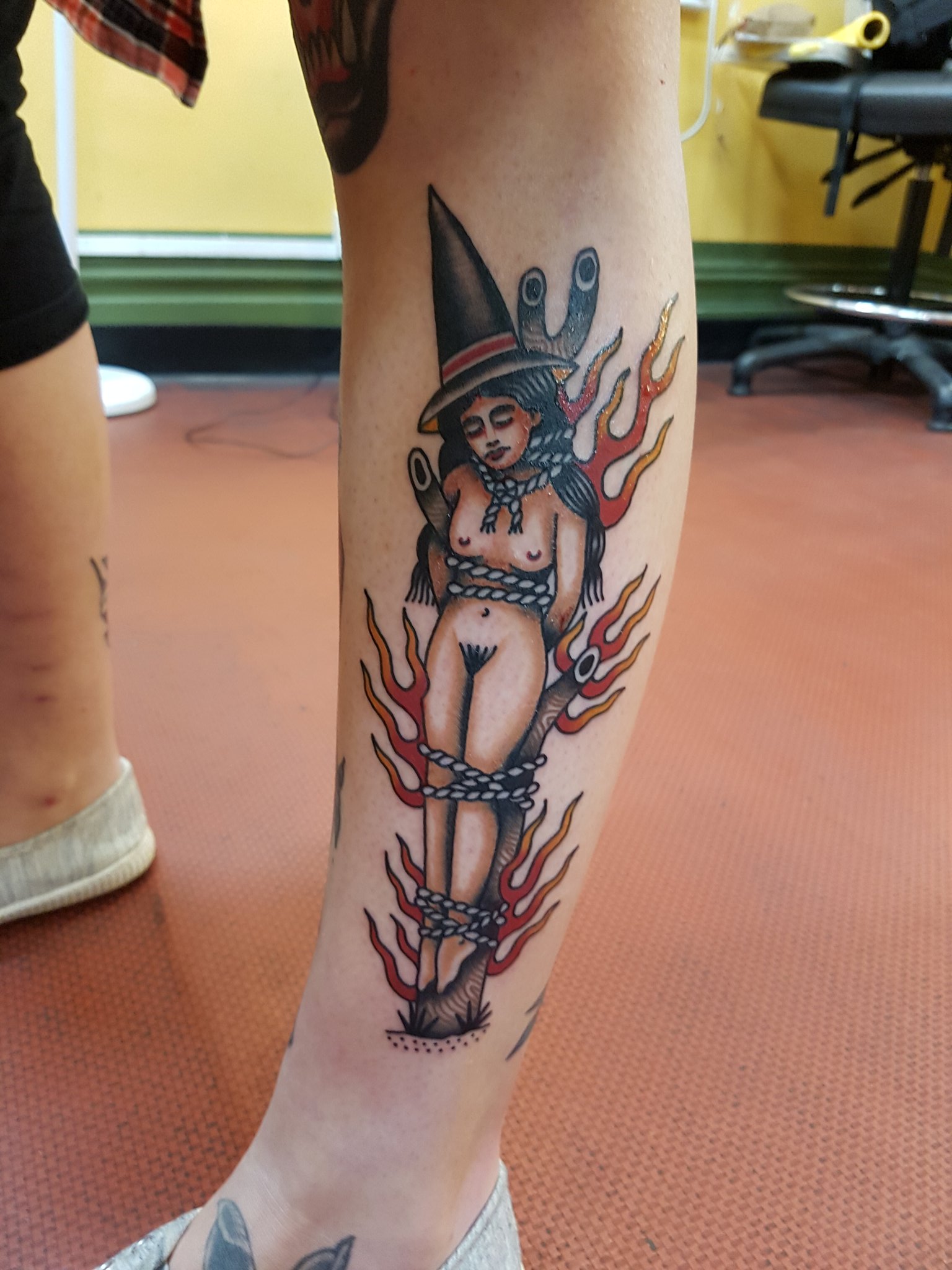 Erin Grant on Twitter Stoked on my new witch tattoo you can burn me at  the stake but youll never take my badass pointy hat  httpstco9a77qodVXY  Twitter