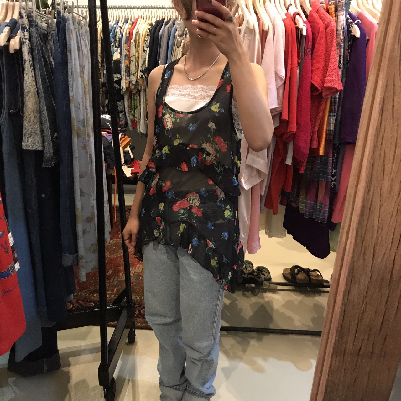 古着屋グリズリー京都店 ランジェリーキャミ 1280 花柄シフォンキャミ 1280 リーバイス501 5980 グリズリー 京都店7月15日オープン グリズリー京都店 古着屋 京都古着屋 古着 T Co Ravftmyado Twitter