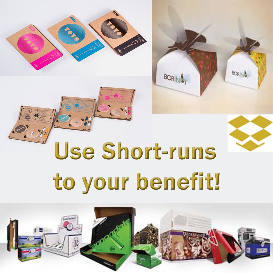 TheGoldenBox's tweet image. A short-run will give your company the opportunity to show your products without having to carry much inventory.  #PackagingDesign