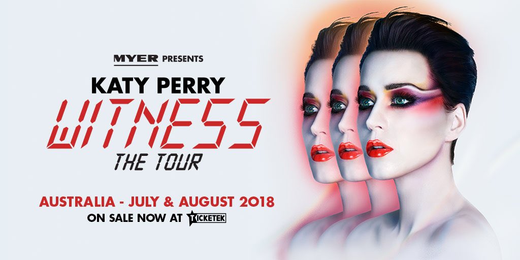 Sydney & Brisbane! Tickets & VIP packages for #WITNESSTHETOUR are on sale now: bit.ly/KatyPerryAU https://t.co/skphz6maiy