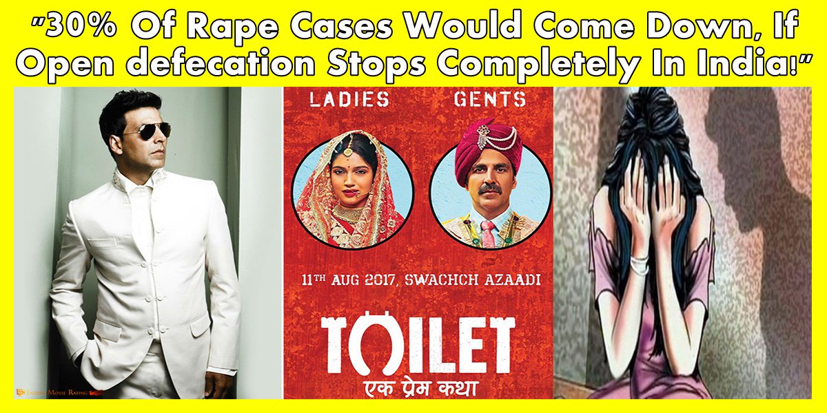 BollywoodKeek's tweet photo. #AkshayKumar Tells The Main Reason Behind “RAPE” In #India !! #toiletekpremkatha https://t.co/5Wa0jxdcYq https://t.co/0XDhgL4ZM5