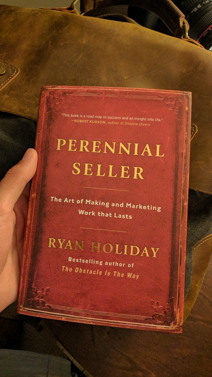 .<a href="/RyanHoliday/">Ryan Holiday</a> 's new book just arrived via UPS... I wasn't planning on sleeping tonight anyway! 🙃 #PerennialSeller