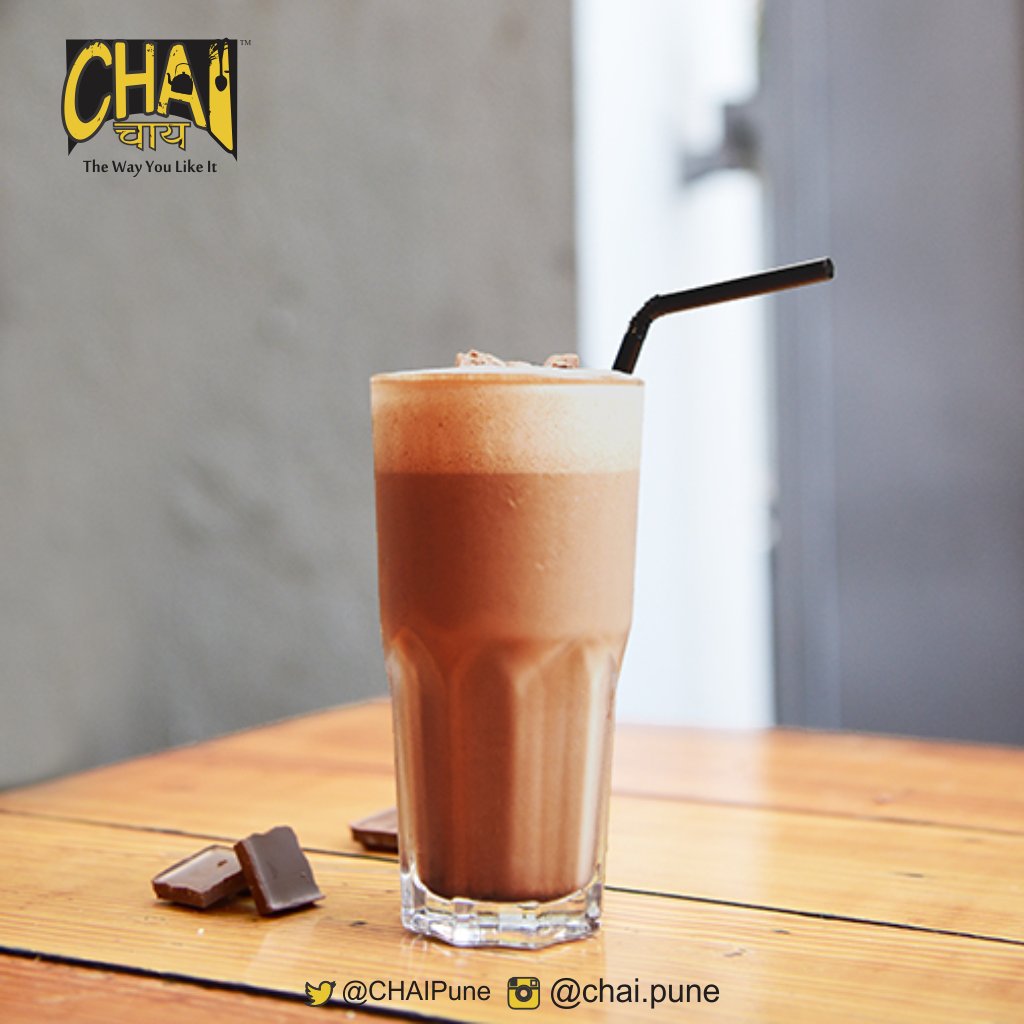CHAIPune's tweet photo. #Coffee or #Chocolate?! We say both! Try our #CafeMocha! Drool-worthy to say the least!
#CHAI #TheWayYouLikeIt #Pune https://t.co/koGg6Q0n4g