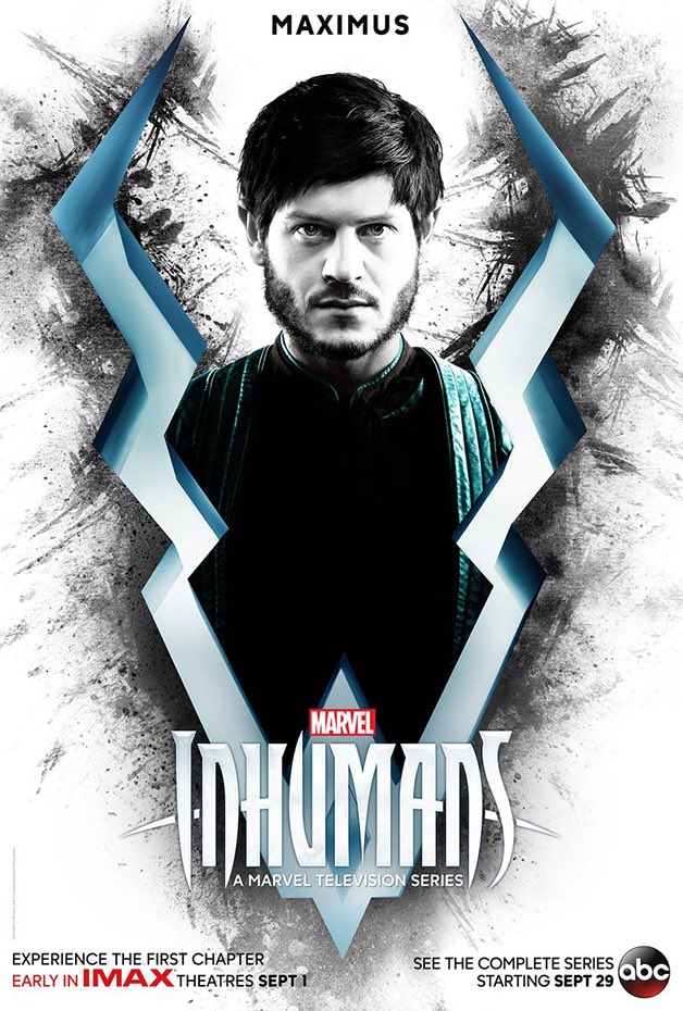 Extraordinerd's tweet photo. Estrenan estos nuevos posters de #Inhumans ¿cuál es su favorito? https://t.co/5mvmaaRY2g