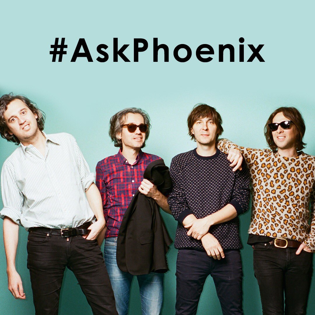 karposmm's tweet photo. We're talking to @wearephoenix today! Tweet us your questions for the Frenchmen with the hashtags #AskPhoenix & #PhoenixLiveInManila β€οΈ https://t.co/gG53OAlLRi