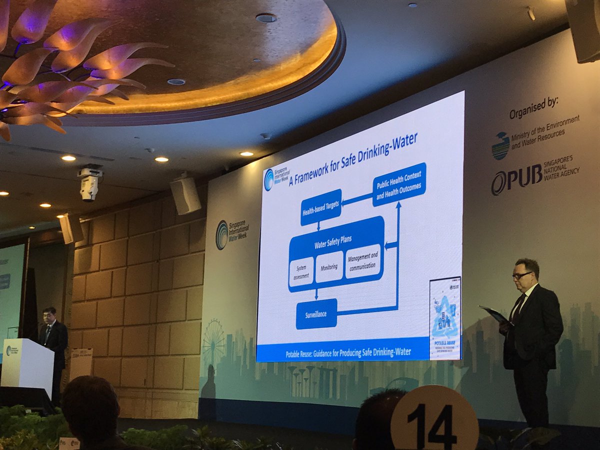 Frodo1977's tweet photo. Great slide that mentions all contributors! Launch @WHO Potable reuse:guidance for producing safe drinking water #siww partner @PUBsingapore https://t.co/Qn8ewNt4fH