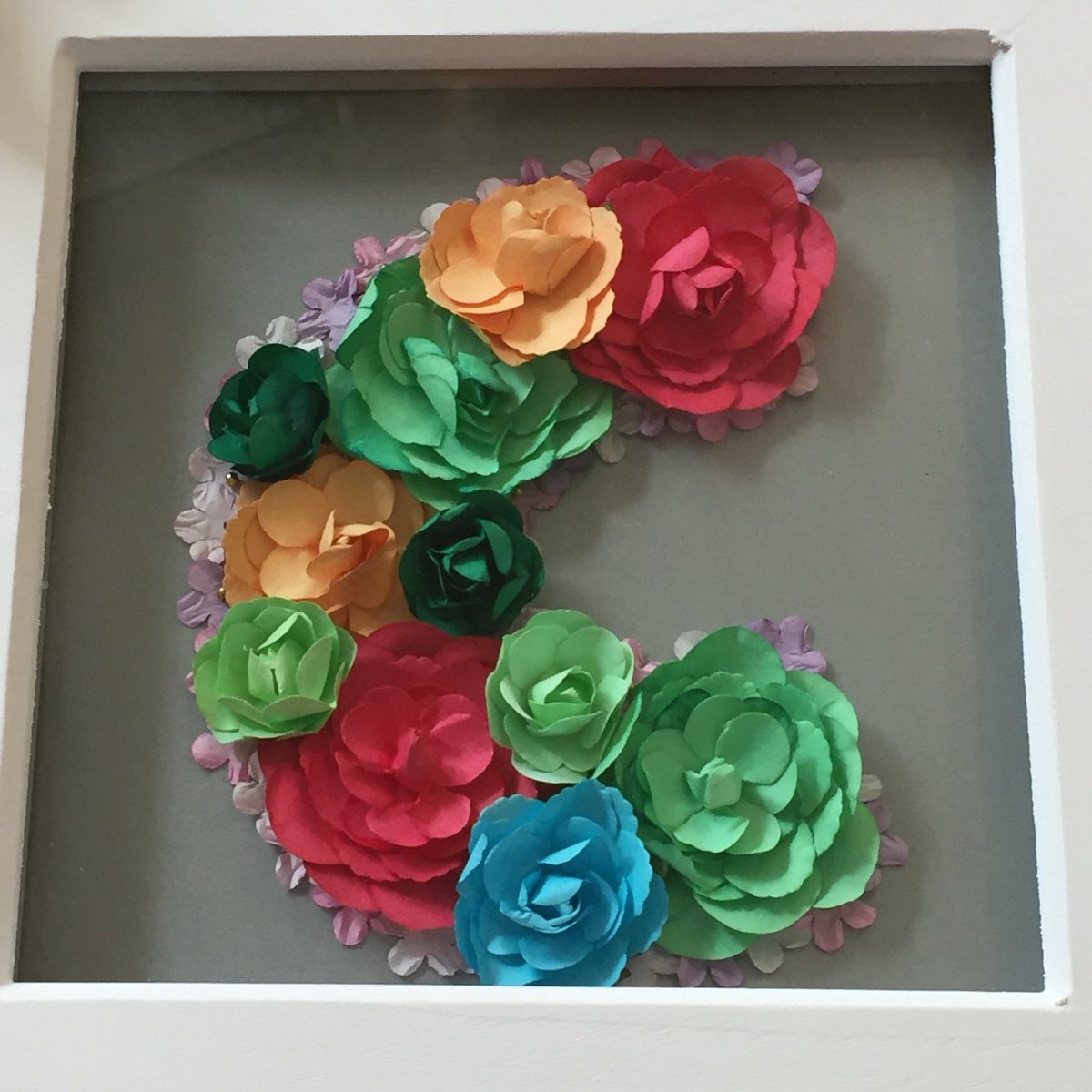 cleverchic1's tweet image. Framed Paper Flower Initial in Box Frame, Personalised Frame, An… tuppu.net/f77d6699 #Cleverchic1 #InitialFrame
