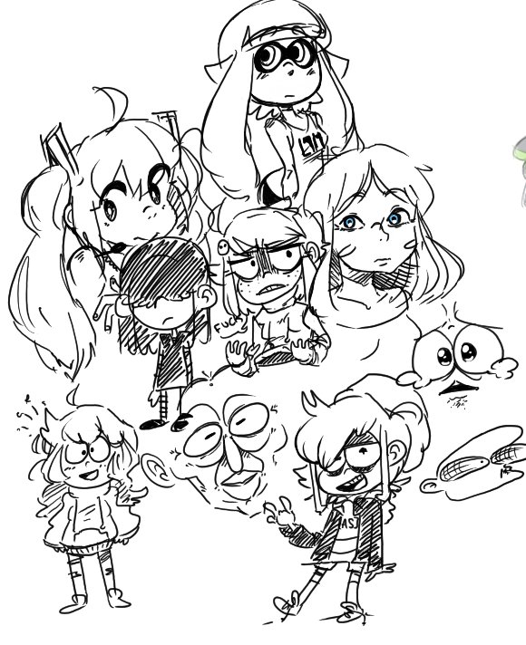 My half of a drawpile with @wwwJam 