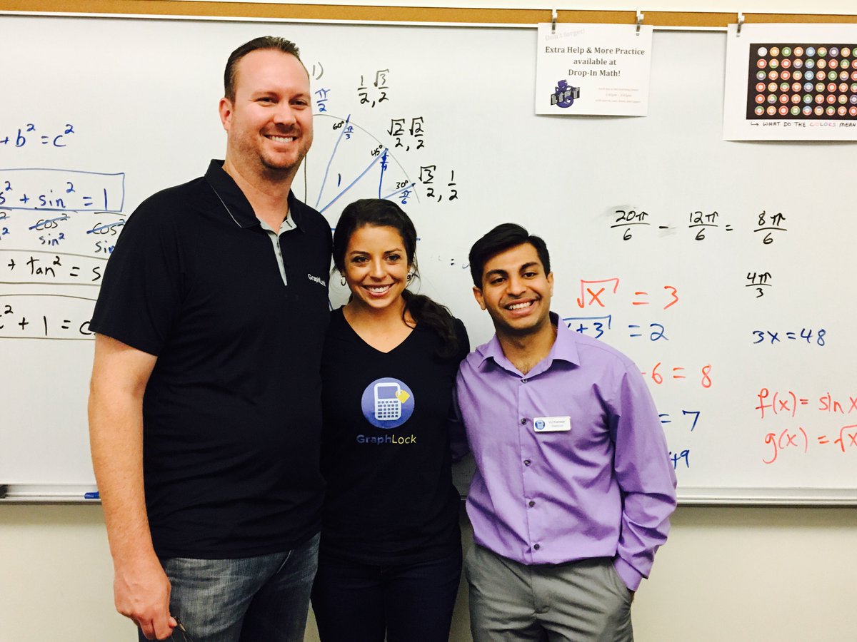 PowerMathCamp's tweet photo. An amazing day in #LIFTPMC - a visit from @GraphLock, lots of group work, and prep for making video tutorials. #thankful #seizedtheday #math https://t.co/0w15jVlsnJ