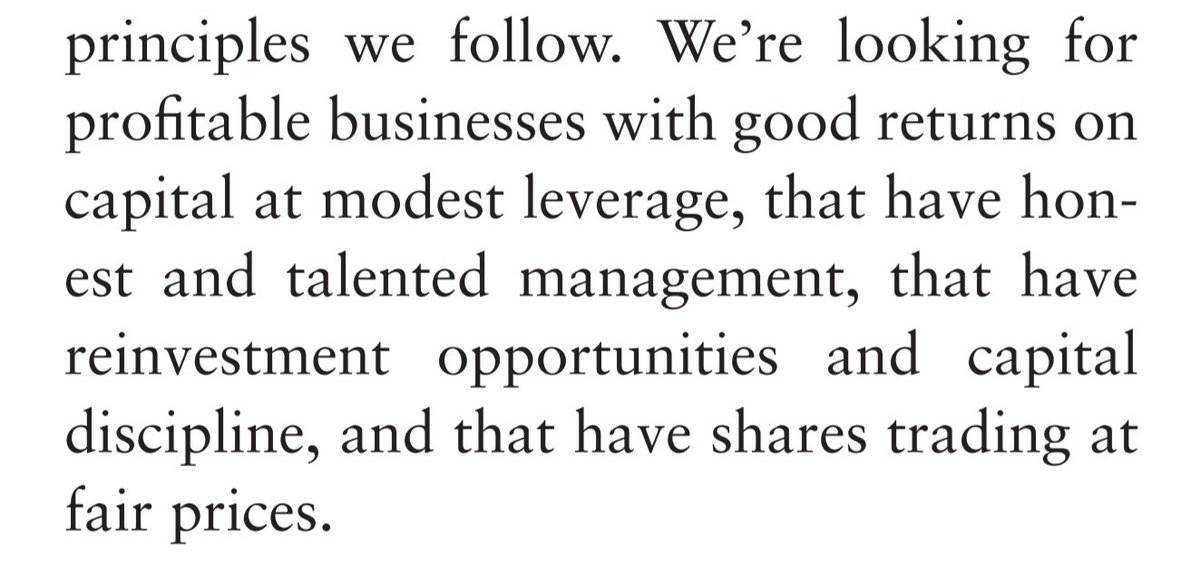 JalalSali's tweet photo. #TomGayner of #mkl four timeless principle for investing in a comppany
#ValueInvesting #investing #yeg https://t.co/7Tecpa7Pvm
