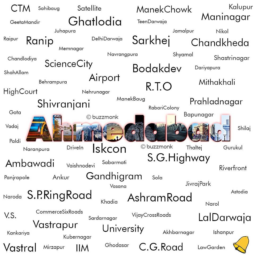 BuzzMonk_'s tweet photo. show your “L❤ve For The City” Which one is your favorite area? #Tomorrowland #Ahmedabad Comic Con International #BuzzMonk https://t.co/EVjdGlTfAF