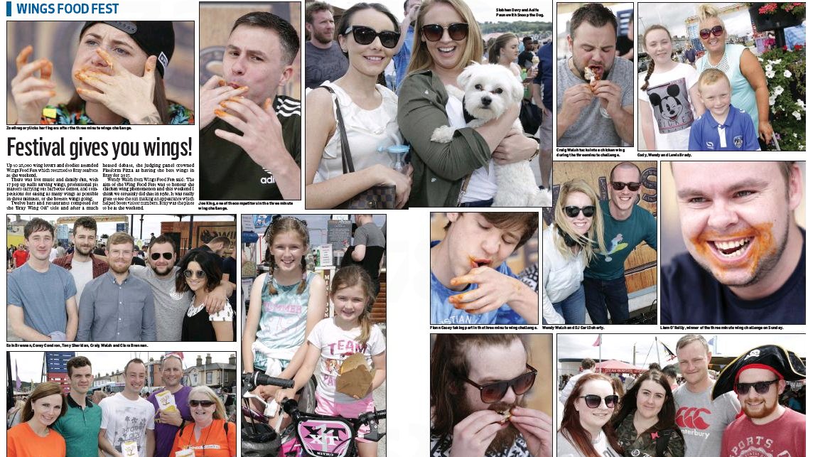 beachbbqfest's tweet photo. Wingtastic coverage in the @BrayPeople about the #WingsFoodFest..... Thanks guys! #SummerInBray https://t.co/Q9V2leZiCY