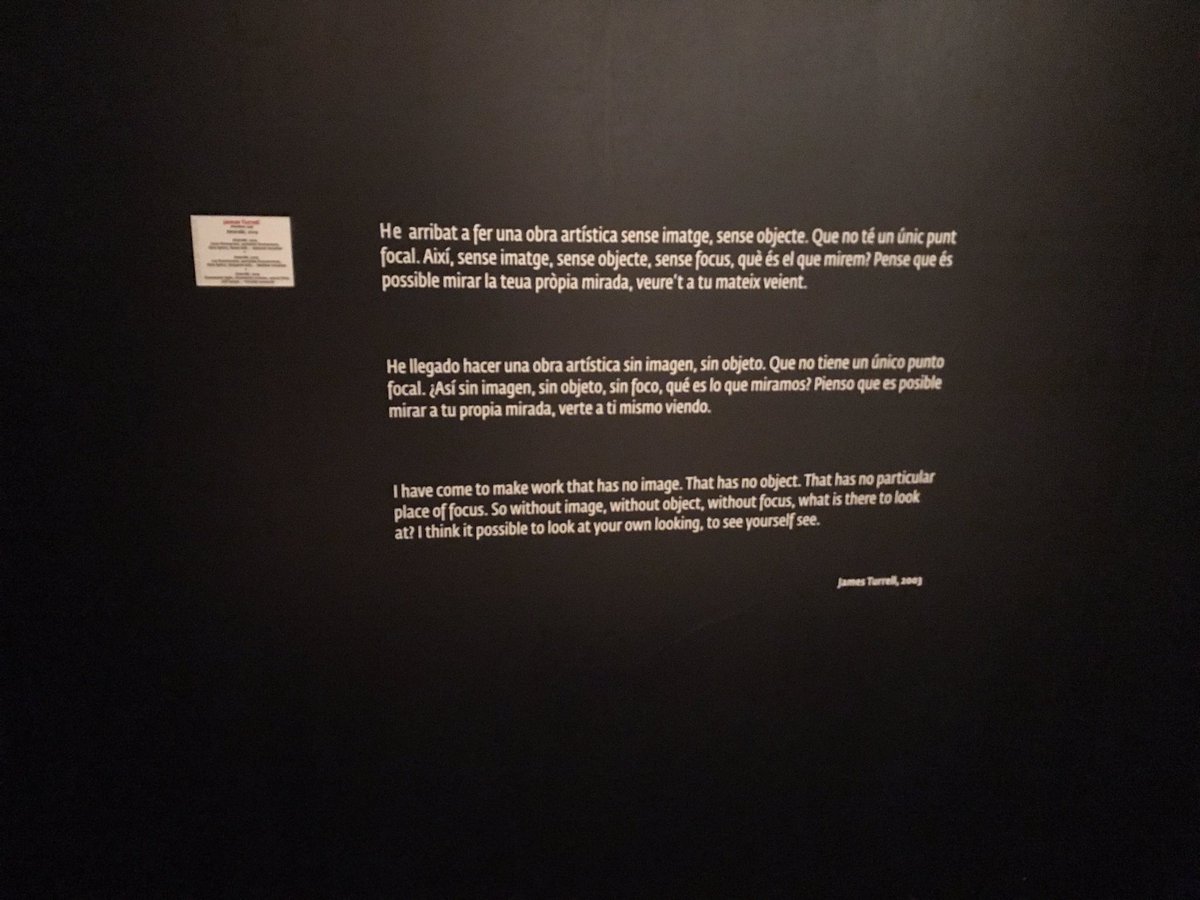 gva_IVAM's tweet photo. #Porteville de #JamesTurrel culmina la "La eclosión de la #abstracción" con una #postimagen en la que trabaja con la luz y el color https://t.co/tJN0qaVWrD