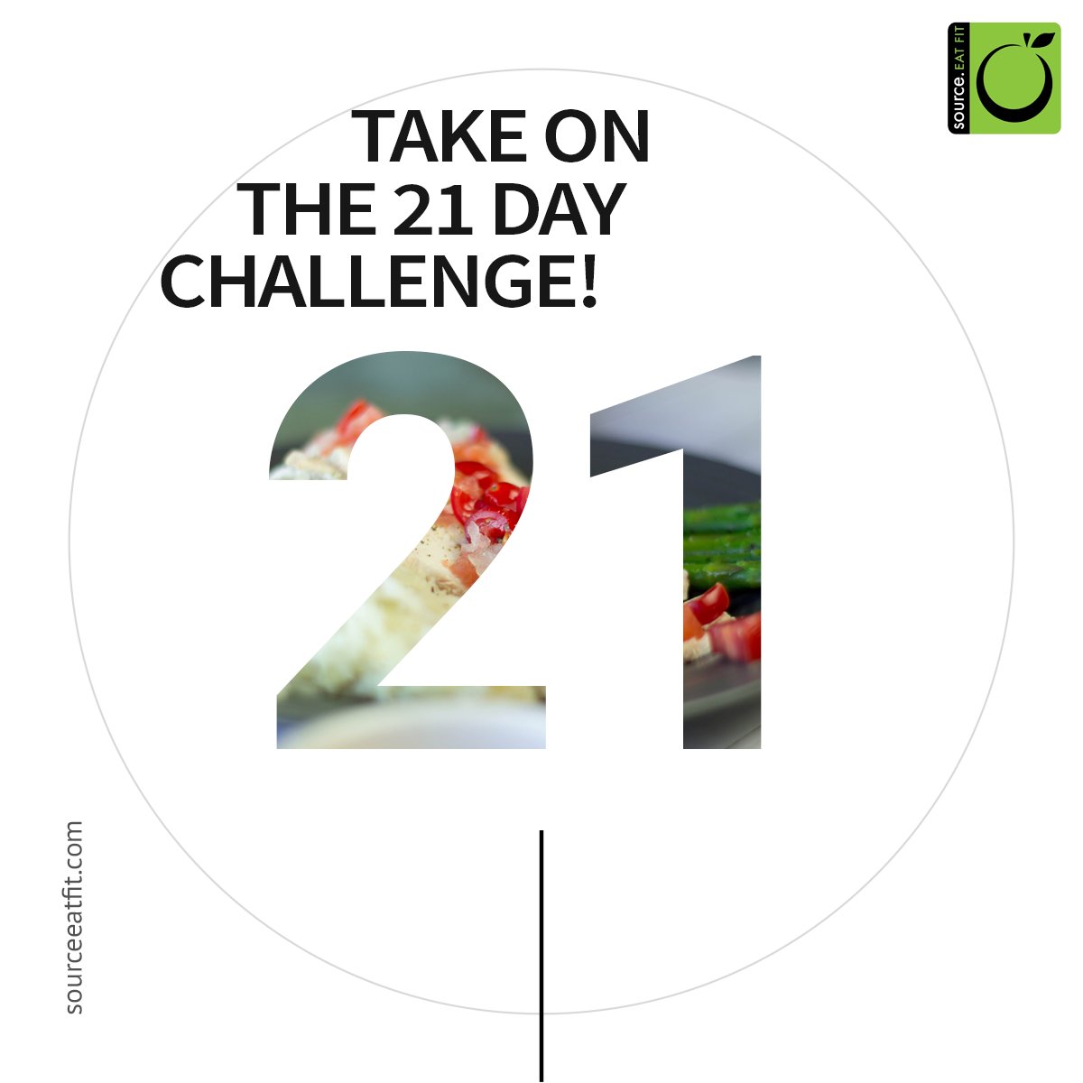 Our 21 Day Challenge is custom to you and is made to help you reach your goals! Start your journey today! sourceeatfit.com #lnk