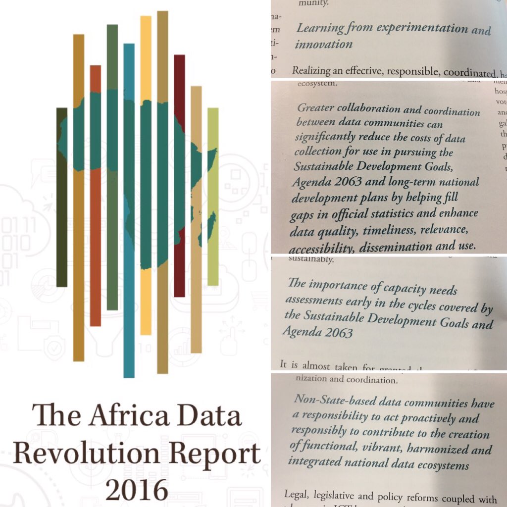 Very valuable Recommendations from Africa Data Revolution Report 2016 #DataRev #AODC17